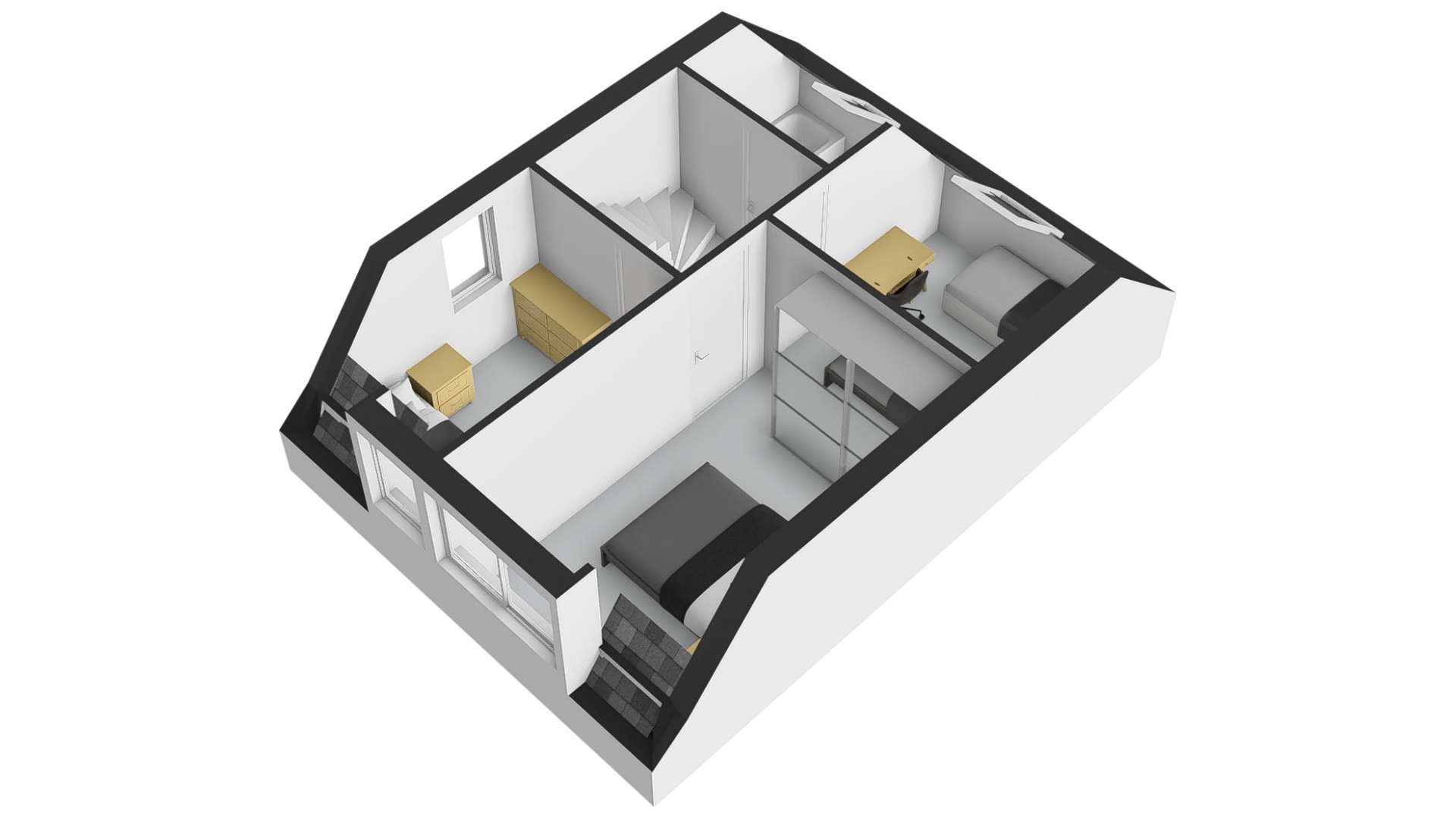 1e Verdieping 3-D