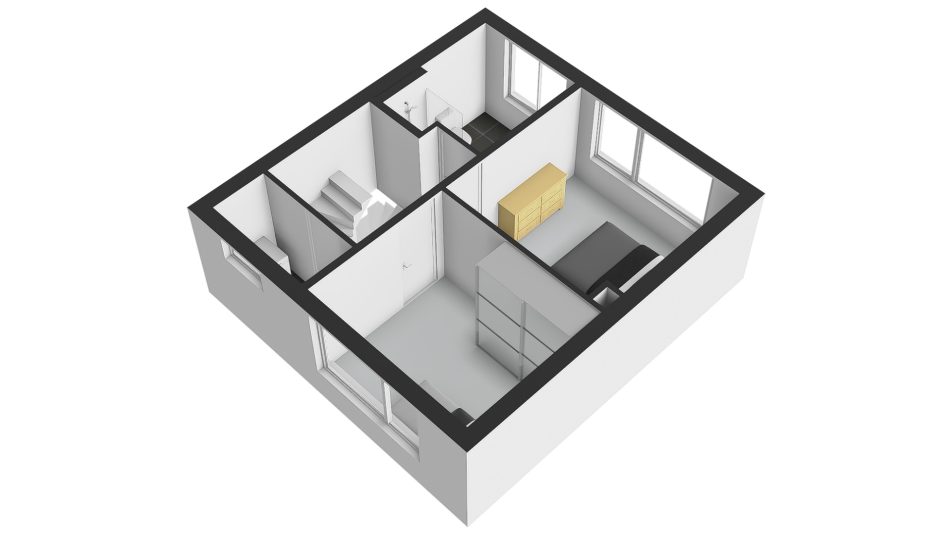 1e Verdieping 3-D