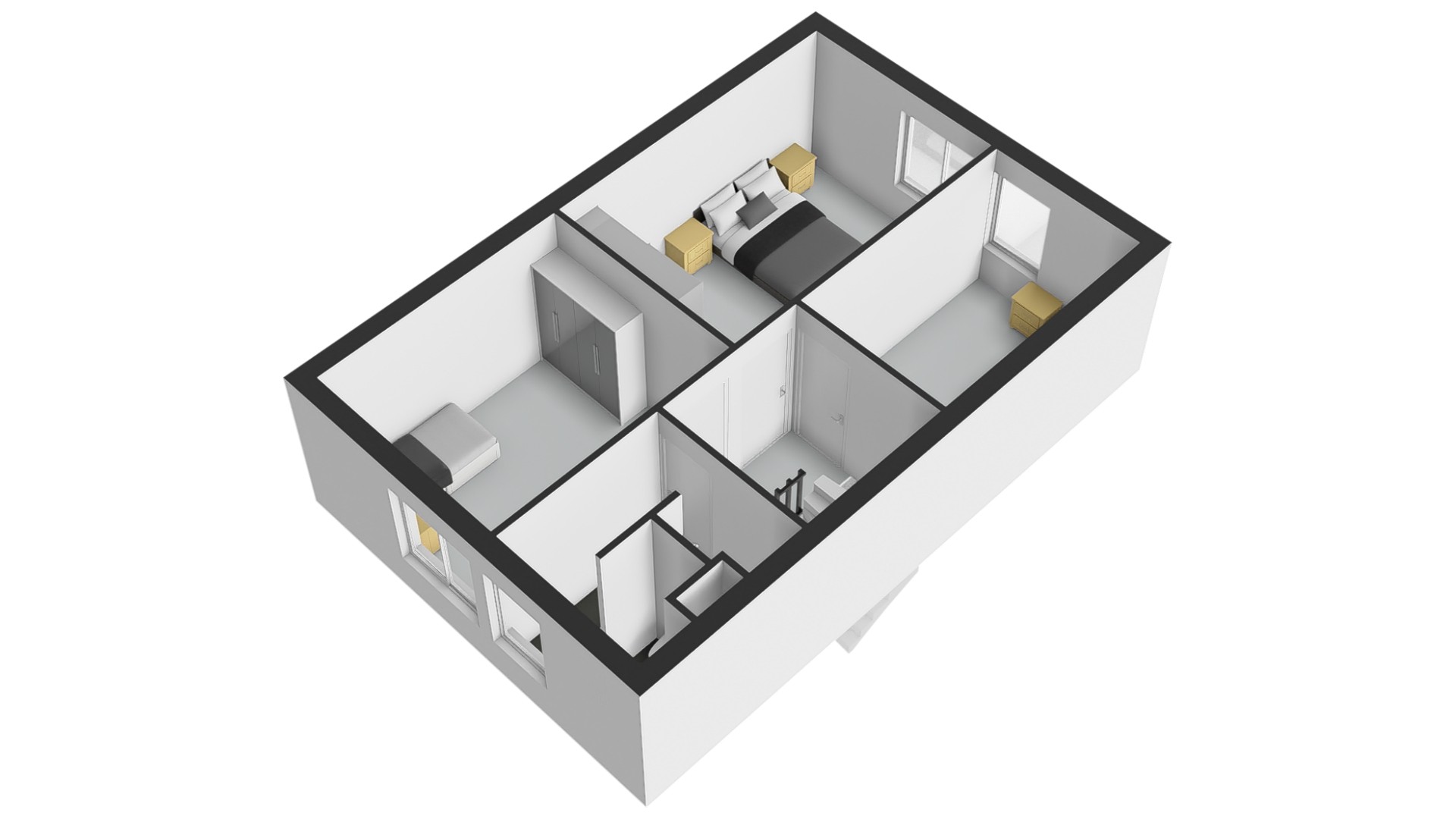 1e Verdieping 3-D