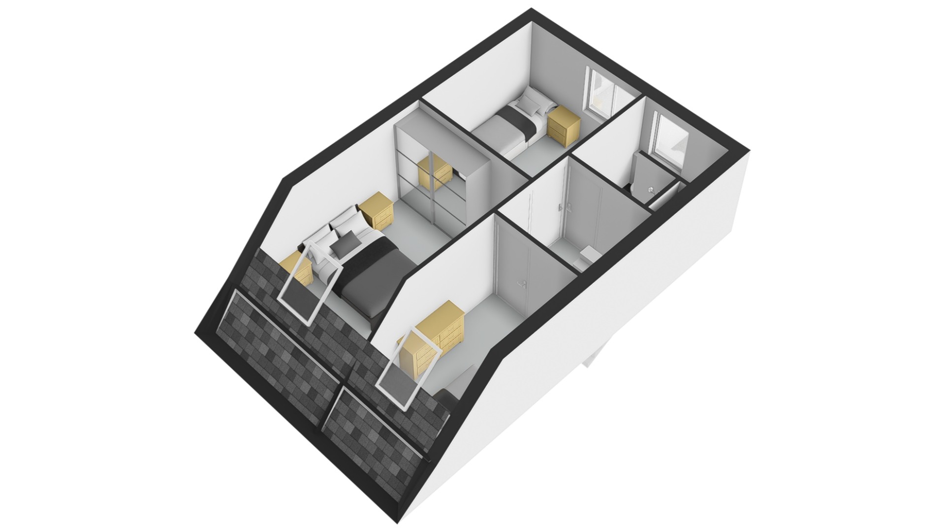 1e Verdieping 3-D