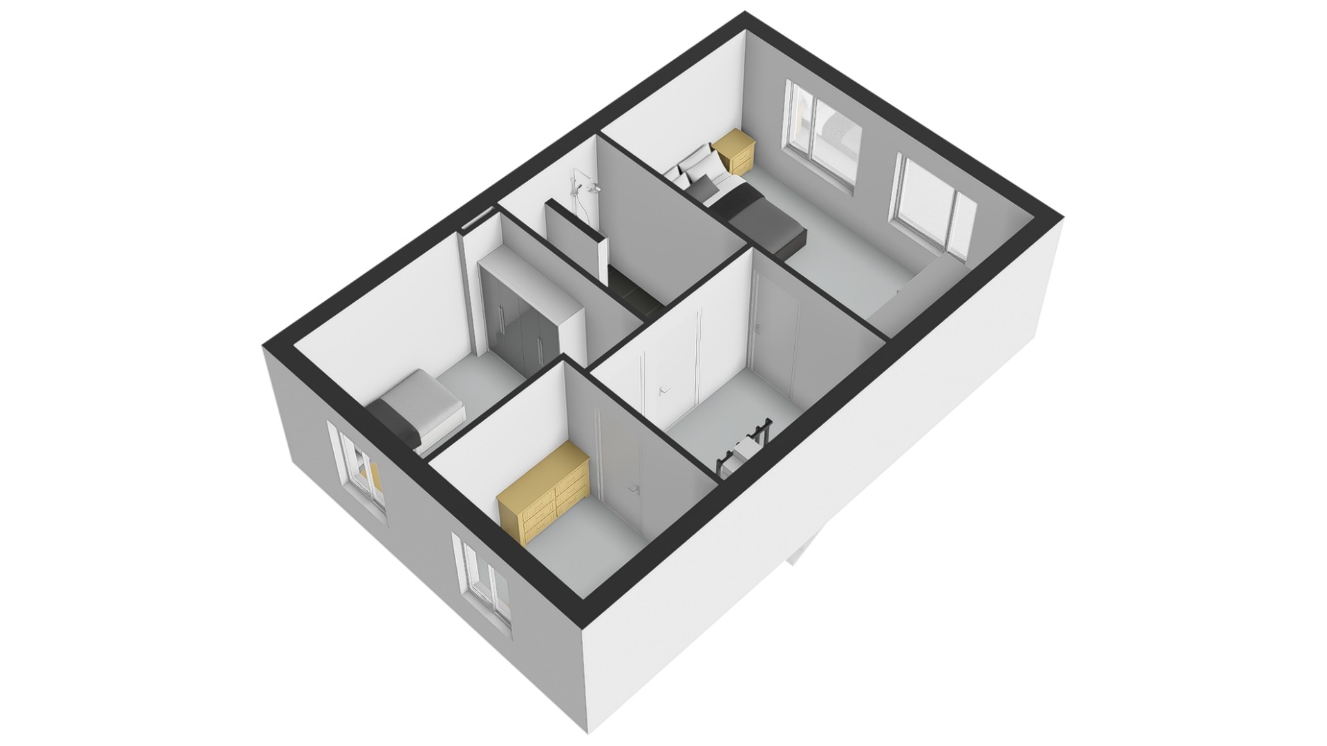 1e Verdieping 3-D