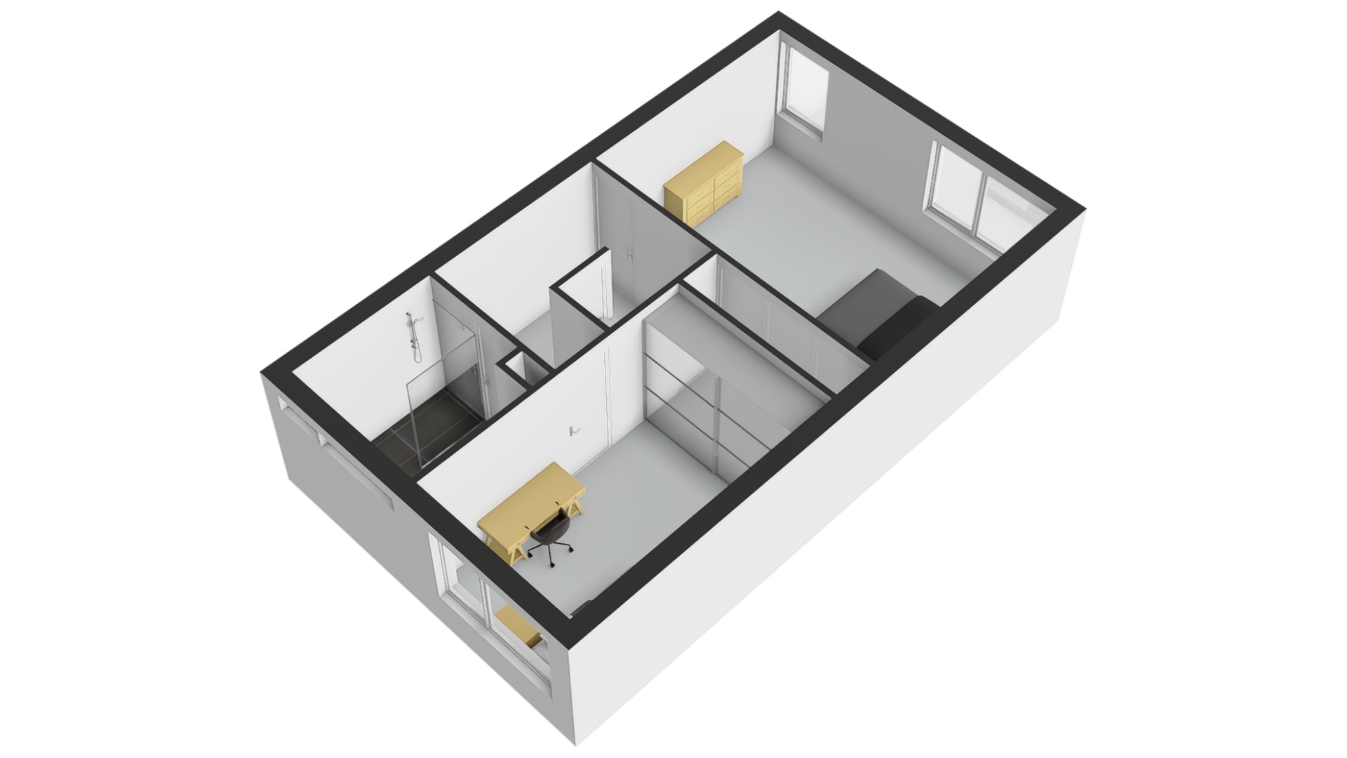 1e Verdieping 3-D