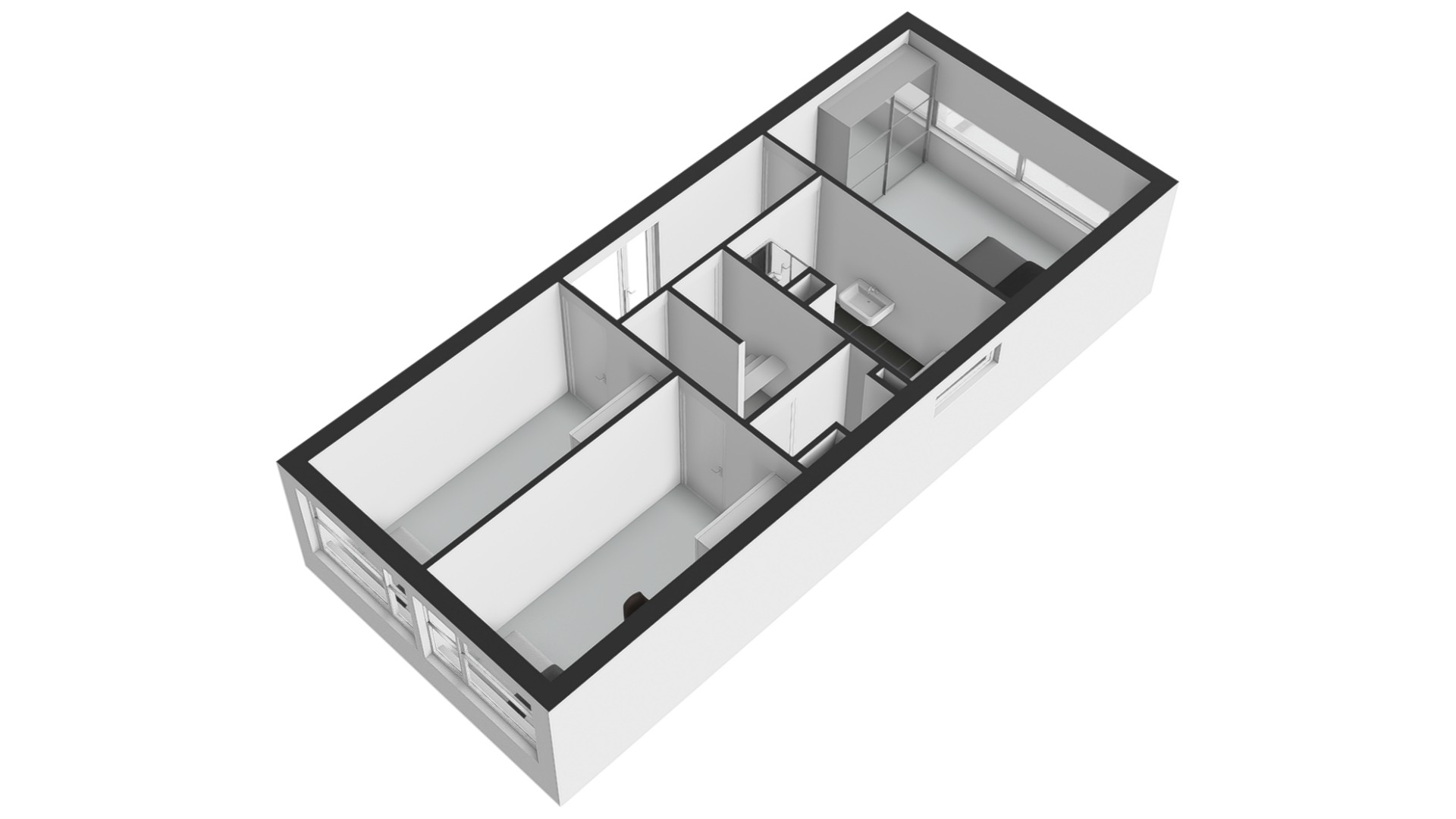 1e Verdieping 3-D