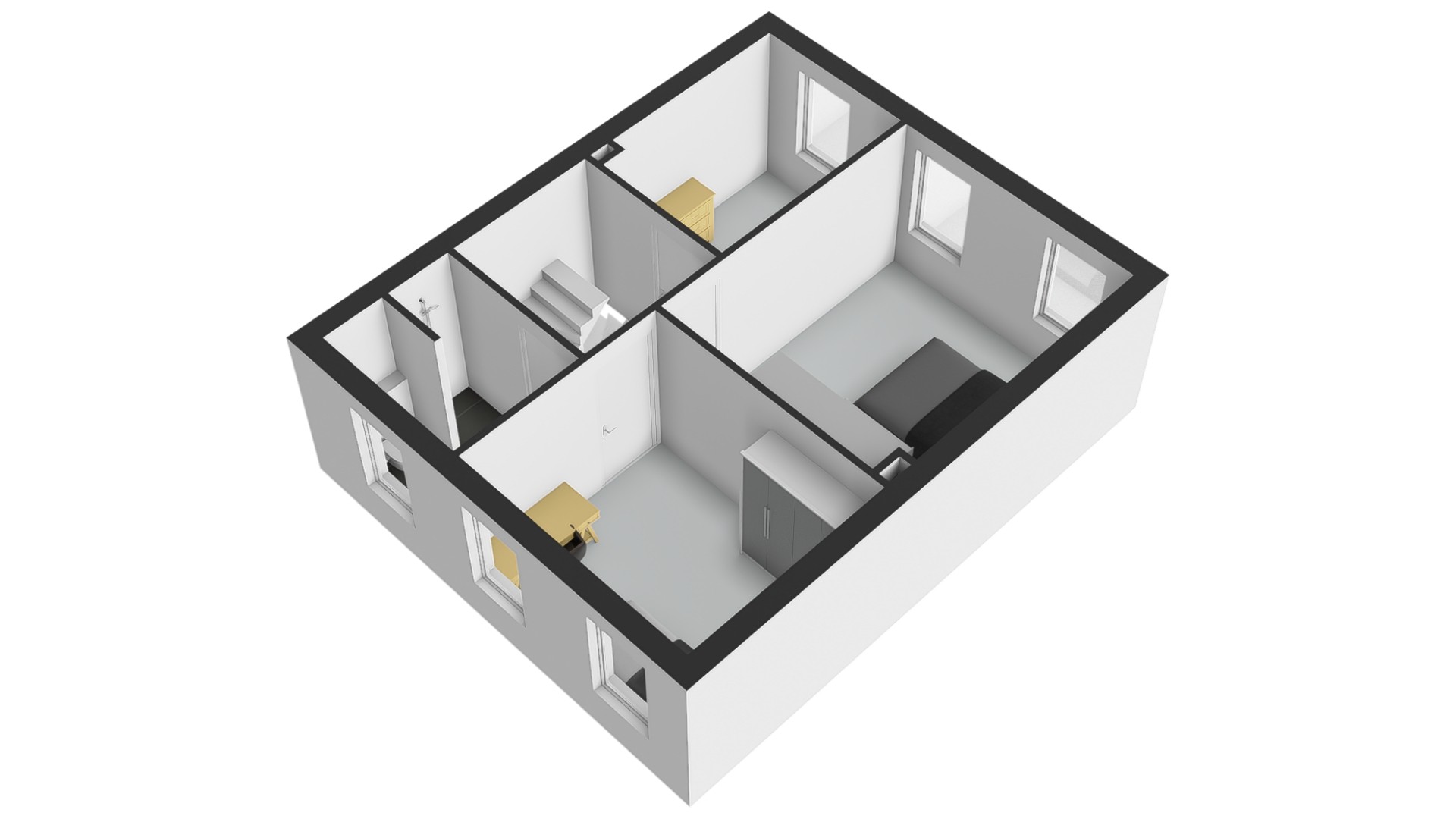 1e Verdieping 3-D