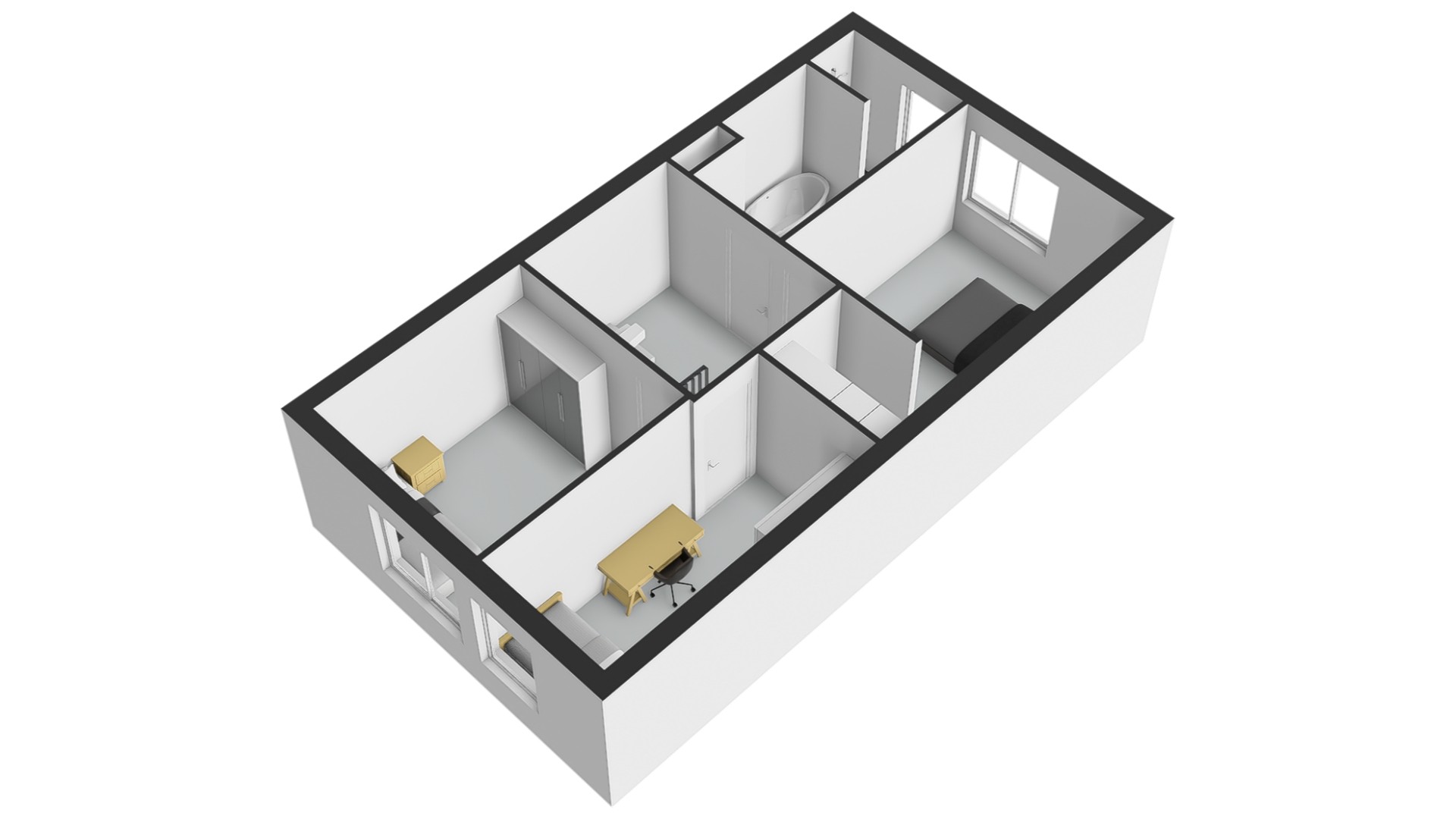 1e Verdieping 3-D