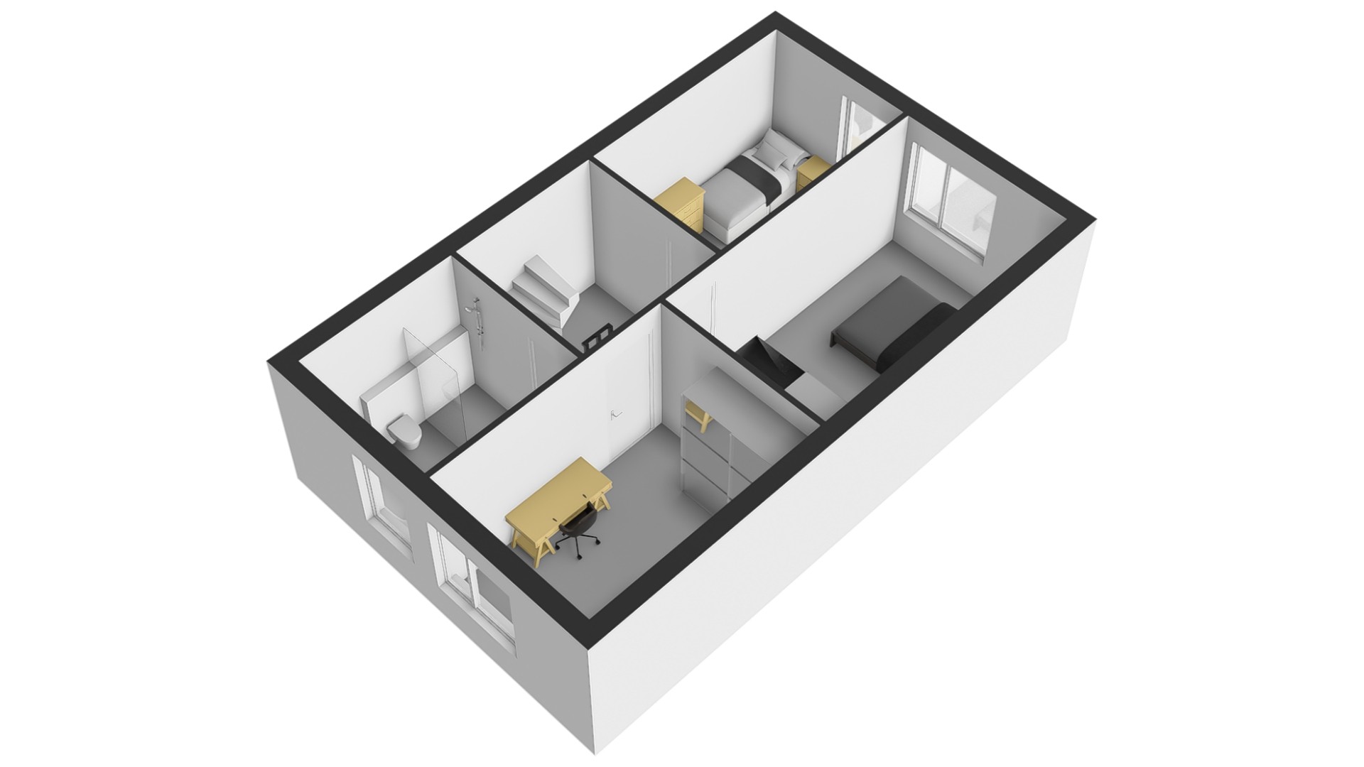 1e Verdieping 3-D