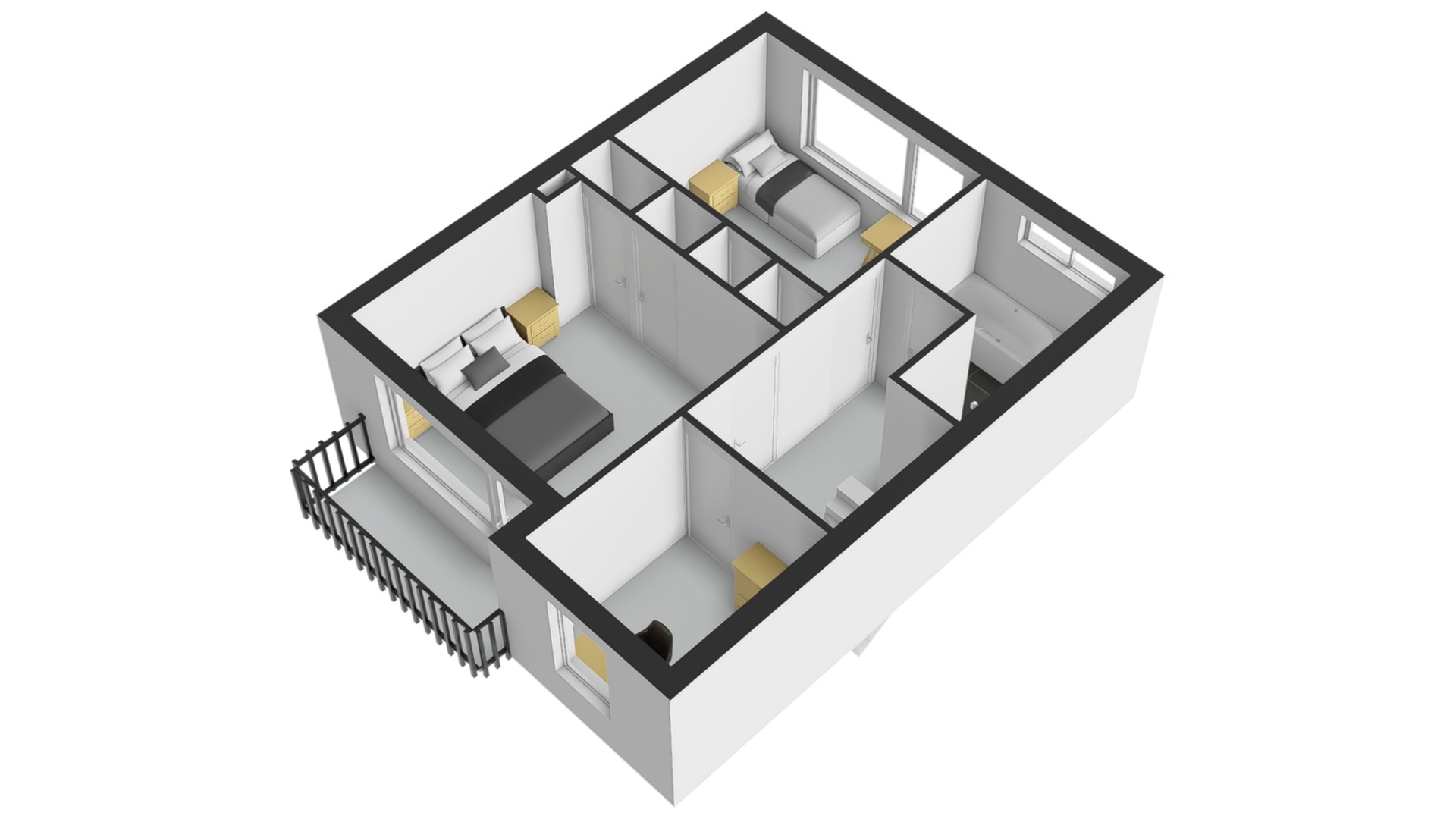 1e Verdieping 3-D